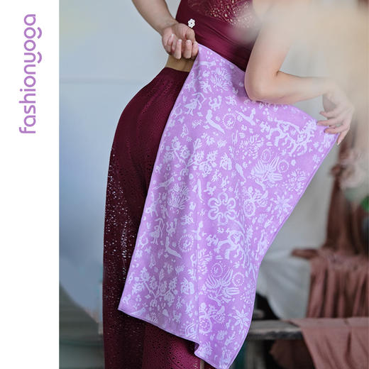 凡圣瑜伽双面印花瑜伽小铺巾FW046 商品图10