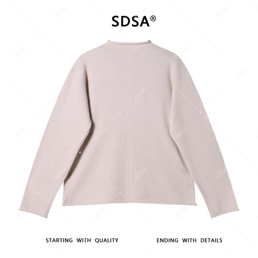 51166SDSA男士毛衣2025新款轻奢痞帅男装纯色慵懒半高领纽扣开衫针织衫 商品图5