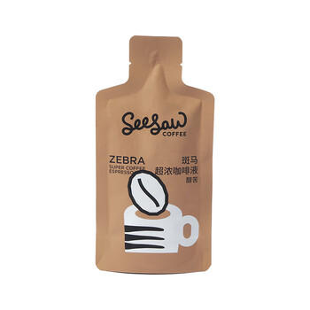Seesaw 斑马超浓黑咖啡液33ml*12条 醇苦风味 大容量冷萃浓缩冰美式 /水饮冲调 /咖啡 /咖啡液 商品图1