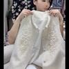 时尚轻奢中式米白色国风刺绣马甲女2025夏季新款休闲百搭上衣外套 商品缩略图2