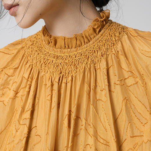 【林栖设计小店】（现货）立体剪花真丝衫宽松打揽气质2025秋季新品花仙子上衣女1953051 商品图5