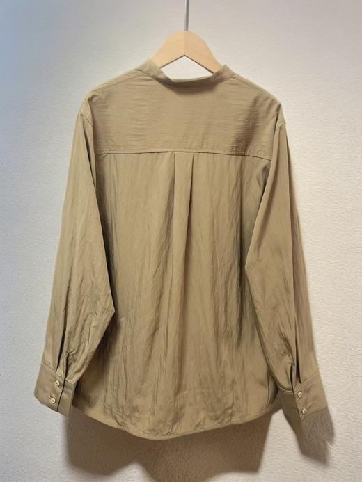 冰点价！仅限11.11！退货勿拍【早秋特卖】7962灰咖系带设计感长袖衬衫-喜出 商品图3