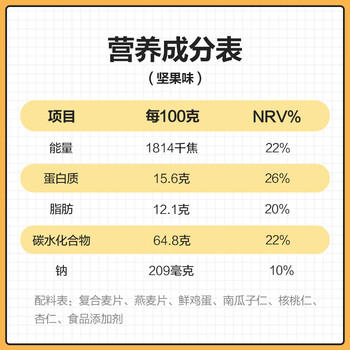 氧鹿水果坚果蛋白棒燕麦酥1000g无蔗糖减脂期压缩饼干代餐饱腹食品 /休闲食品 /中式糕点 /其他中式糕点 商品图3