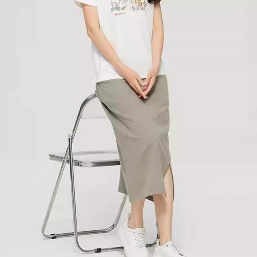 素道针织开叉裙 商品图3