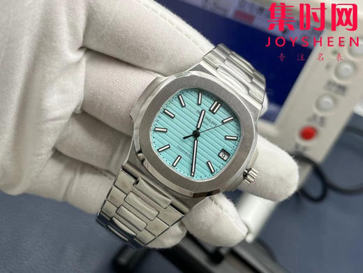 百达翡丽3K鹦鹉螺系列5711 蒂芙尼蓝 男士腕表 推出升级原版机 无噪音刻字版 商品图2