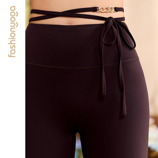 凡圣瑜伽系带喇叭长裤FC15951W、凡圣瑜伽系带喇叭九分裤FC15951WJD 商品图7