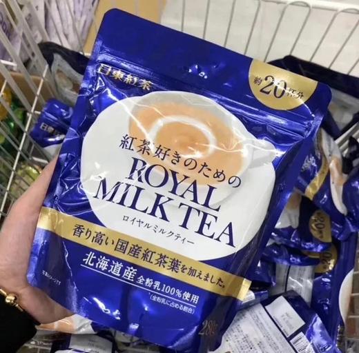 日本进口奶茶，不含香精·不含反式脂肪 ✅健康·低卡·独立包装随时随地喝‼️ ，日本北海道日东红茶奶茶100%北海道全脂牛乳日本红茶叶真材实料，基地直邮 商品图0