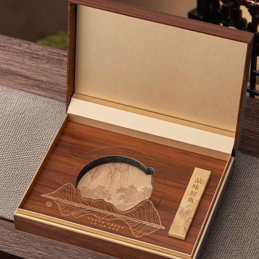 远山【棕木纹.福鼎白茶+茶刀】单饼.26元1套.整箱20套 商品图2