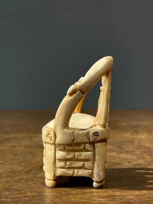 牛骨镂雕圈椅形香插，顺丰包邮 商品图6