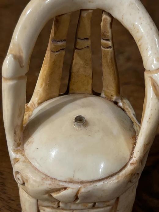 牛骨镂雕圈椅形香插，顺丰包邮 商品图13