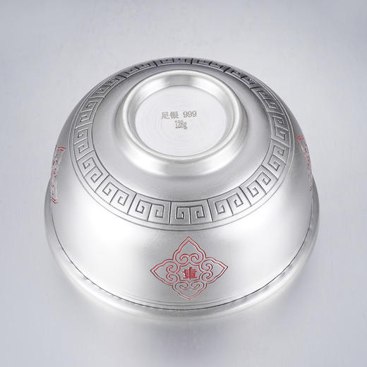 子佩集S999银【万事如意】摆件【BX046056719】纯银餐具吉言碗2507 商品图5