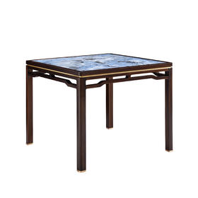 【新中式-中堂方桌KD-Y-T7011】黑檀/餐厅/客厅/中堂方桌