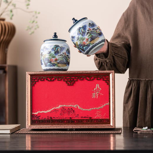 山影【中双瓷 红色】68元一套/一箱10套 商品图4