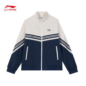 李宁运动夹克男子2025秋季新品时尚潮流立领宽松休闲外套AJDV201