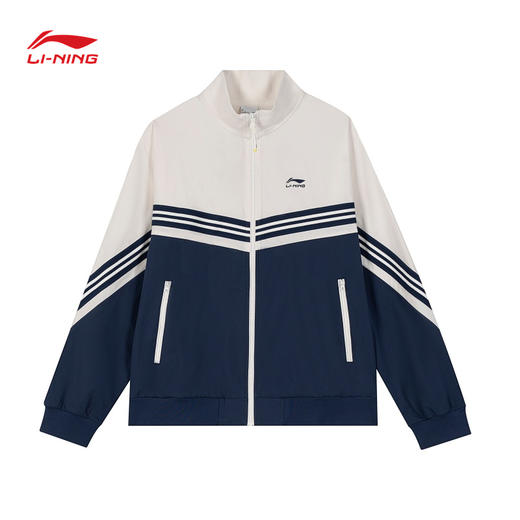 李宁运动夹克男子2025秋季新品时尚潮流立领宽松休闲外套AJDV201 商品图0