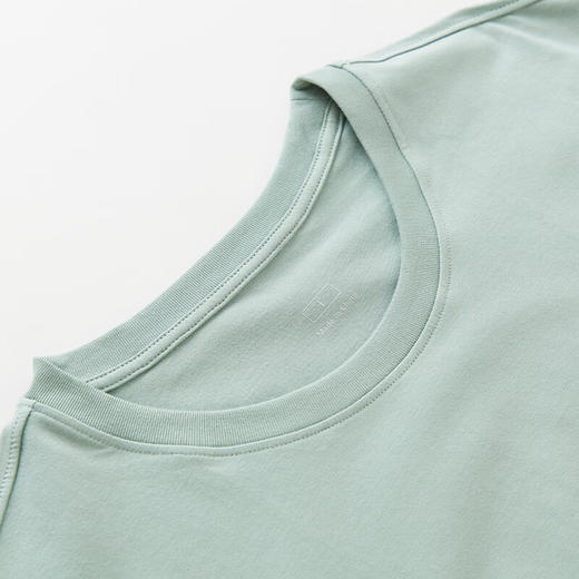  夏季圆领透气纯色上衣男装T恤宽松 男士短袖 莫代尔 商品图1