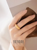 【任选3件599元】「焦糖可颂」牛角包戒指 S925银戒指时尚ins风手饰MEMORA诗普琳YRE00101（线上专供） 商品缩略图8