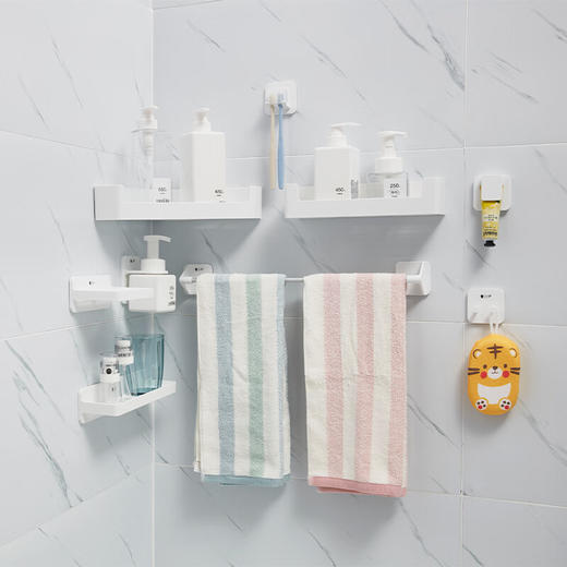  家用日常收纳无痕贴片式收纳架置物架JC024 商品图0