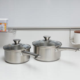  厨房煎锅IH不锈钢单双柄锅电磁炉燃气灶可用SD01系列