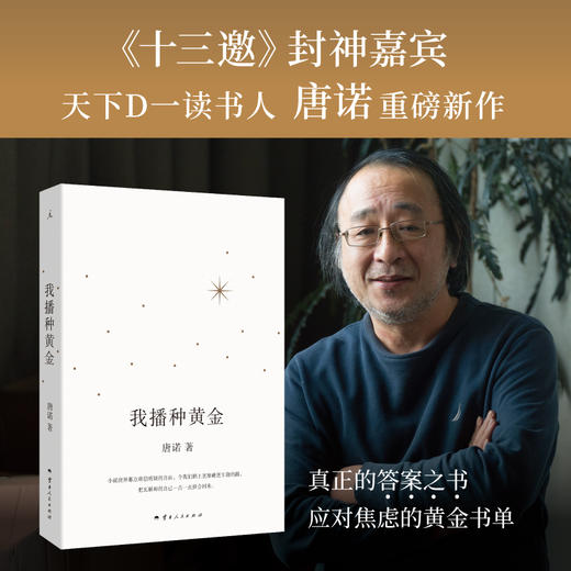 我播种黄金 唐诺 著（应对焦虑的黄金书单，应对焦虑的黄金书单） 商品图0