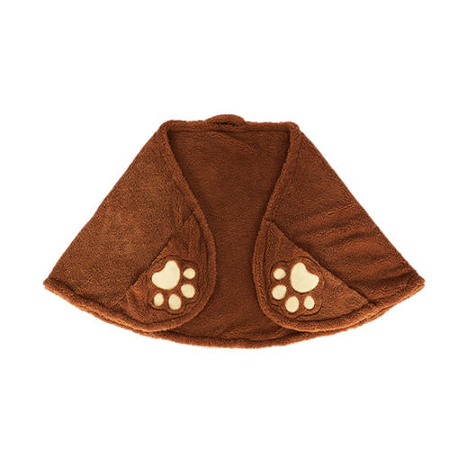 大英博物馆巴斯特系列毛绒披肩毛毯午睡毯-驼色 商品图4