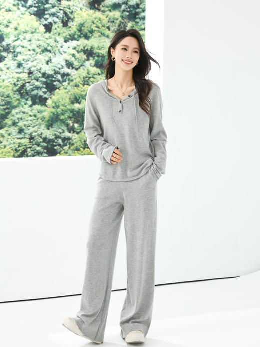 '自然之息‘休闲针织连帽卫衣套装X50667 商品图0