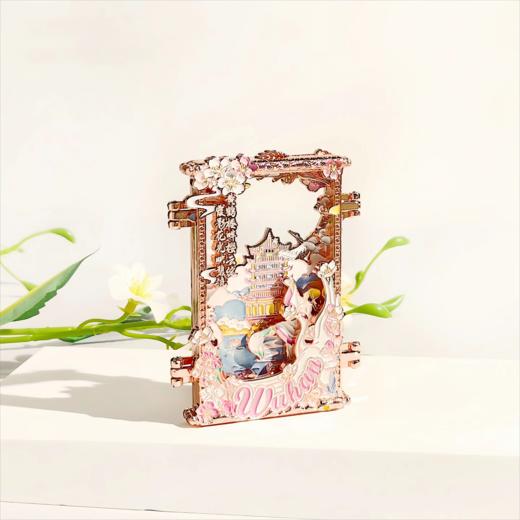 武汉伴手礼黄鹤楼文创三折叠冰箱贴武汉旅游纪念品 商品图2