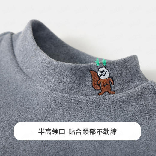 【90-140】【MQDmini】儿童春秋半高领打底衫长袖T恤 商品图11