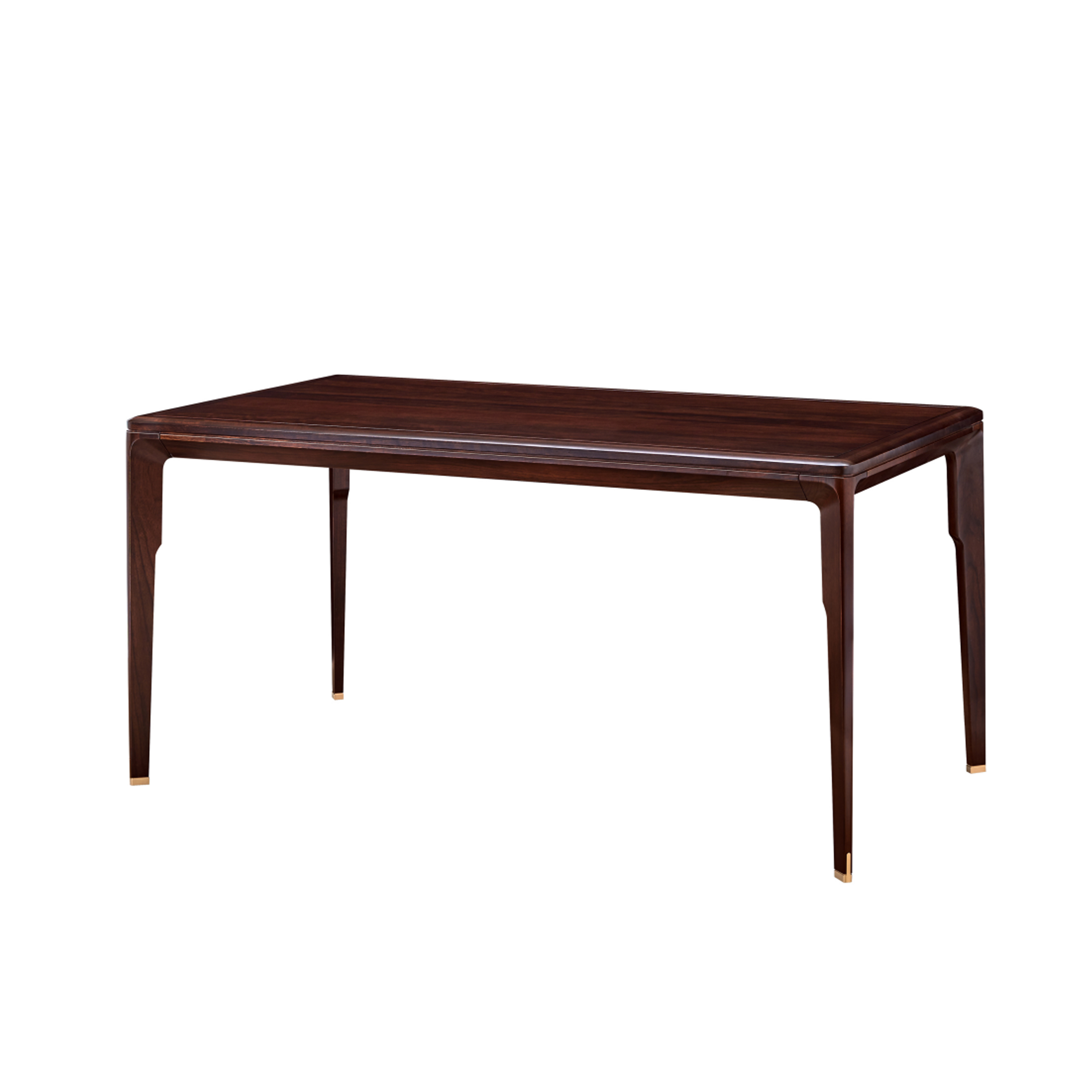 【新中式-餐桌木面KD-Y-T7002-2】黑檀/餐厅/餐桌