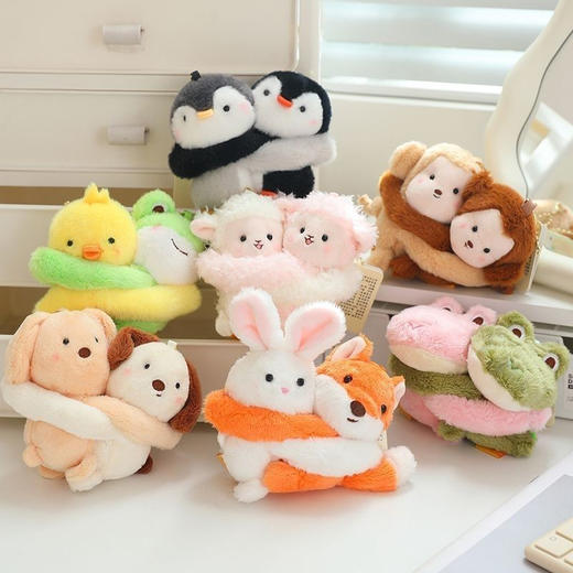 治愈系毛绒小狗抱抱钥匙扣纪念日百货门店同款164744090 商品图4