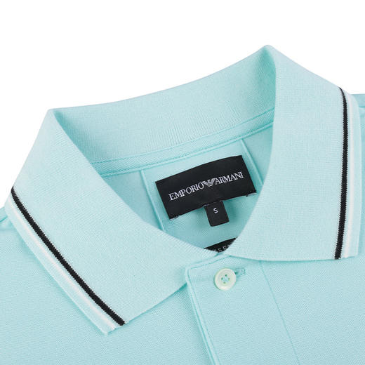 【超惠秒】Emporio Armani 男士弹棉飞鹰logo短袖 Polo T恤 11905 商品图8