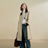 西遇复古灯芯绒拼接撞色风衣外套女秋季廓形宽松显瘦长款大衣V2951179 商品缩略图3