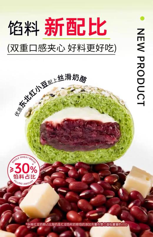 【爆款三口味】七年五级全麦面包多口味组合尝鲜装（3款口味共6只）添加蔗糖 0反式脂肪酸 商品图3