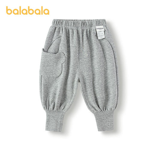 【商场同款】巴拉巴拉宝宝长裤男童女童宽松泡泡裤束脚2025秋新款 商品图4