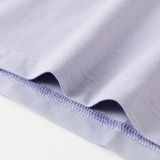  圆领透气纯色上衣T恤宽松 女士短袖 莫代尔 商品图1