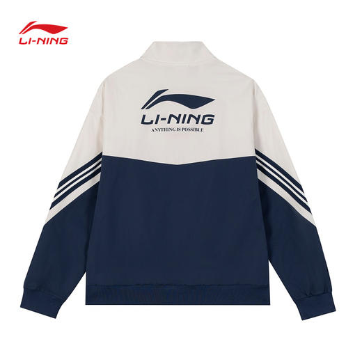 李宁运动夹克男子2025秋季新品时尚潮流立领宽松休闲外套AJDV201 商品图1