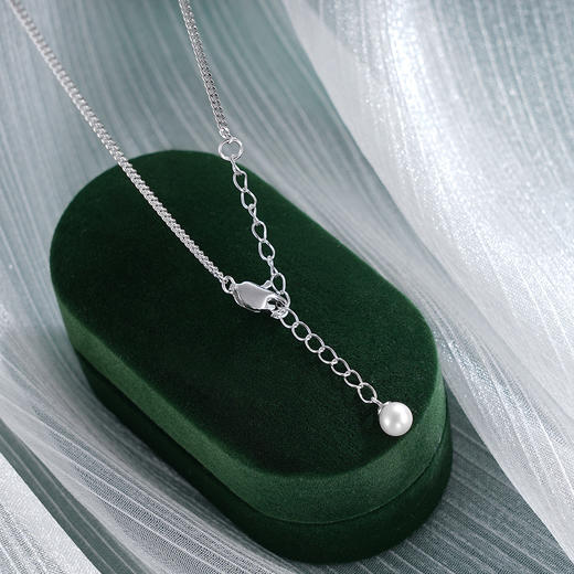 子佩集S925银【四叶平安】套链【FYL-2052101】纯银时尚四叶草项链2507 商品图5