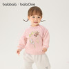巴拉巴拉balaOne童装儿童卫衣宝宝2025新款冬装加绒休闲印花上衣 商品缩略图1