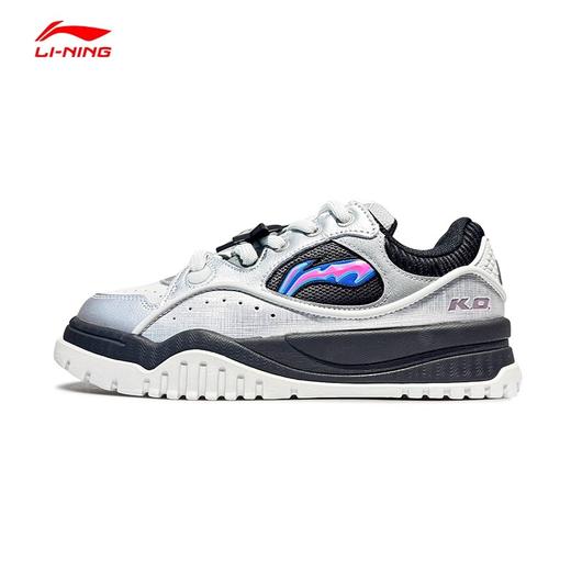 李宁布欧 运动休闲鞋板鞋男子2025新款经典舒适软弹个性 AGCV279 商品图0