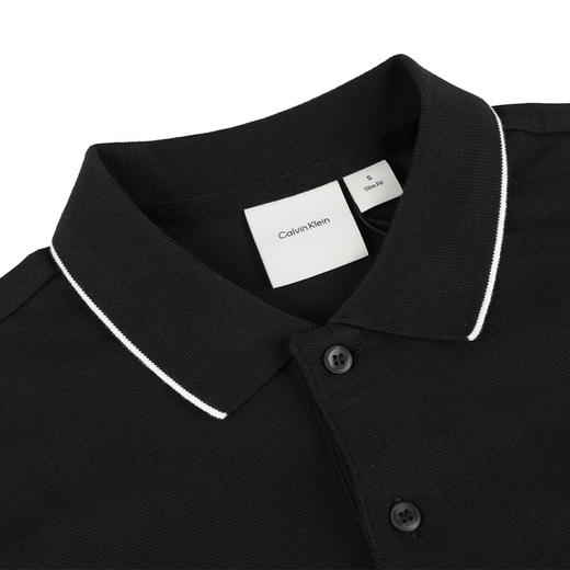 【破价超惠秒】Clavin Klein 男士 质感弹棉长袖Polo T恤 12054 商品图3