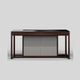 【新中式-茶台KD-Y-T6813-1】黑檀/茶室/茶台