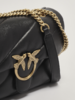 【新品现货超惠秒】Pinko Love Puff 女士绗缝真皮单肩包，黑金配色 商品缩略图4