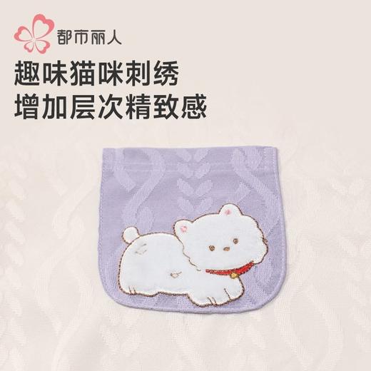 都市丽人睡衣牛奶丝麦穗提花女士家居服长袖长裤牛奶丝套装LHH2N3 商品图4