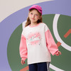 【MQD】秋季女大童可爱运动卡通撞色休闲卫衣 商品缩略图1