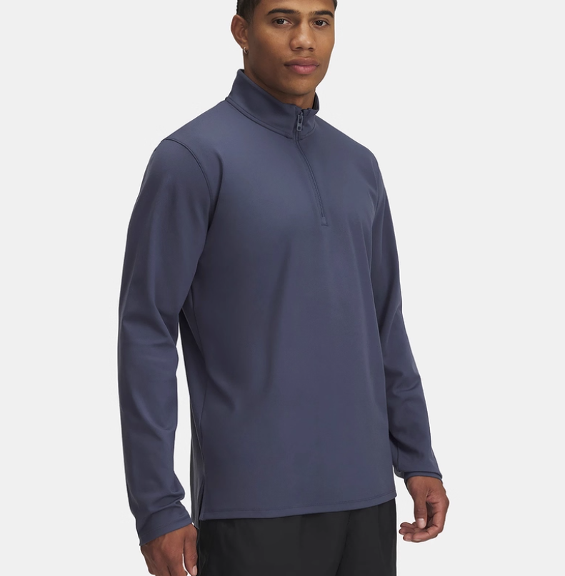 安德玛UA春夏Meridian柔感系列男子弹性训练运动长袖T恤1387905-044