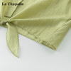 天猫同步【凉感天丝莱赛尔】拉夏贝尔/La Chapelle轻奢！高品质翻领系带长袖衬衫短款慵懒风气质防晒衬衣★ 商品缩略图4