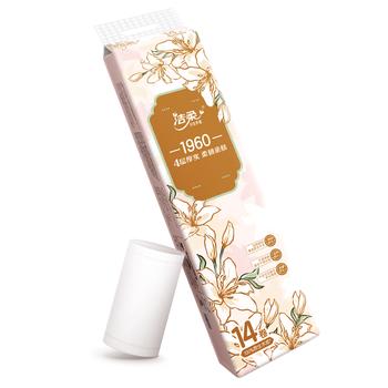 洁柔无芯卷纸 加厚4层140g*14卷 易降解卫生纸厕纸卷筒纸 /家庭清洁/纸品 /清洁纸品 /卷纸 商品图2