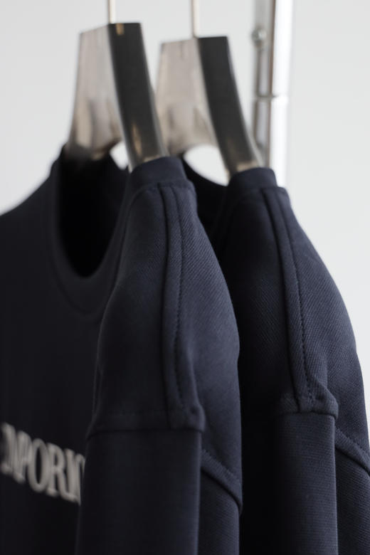 E@ 25秋季新款 弹力混纺 字母印花 圆领卫衣 WY898 商品图4