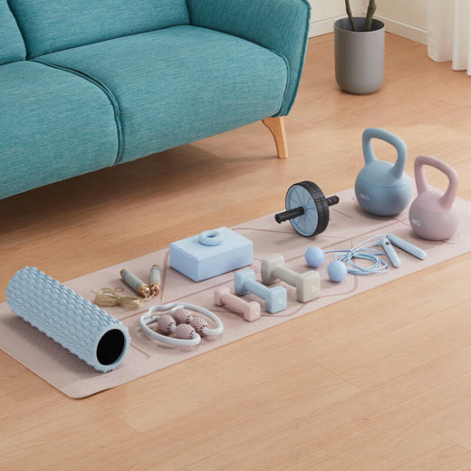  家用健身便携瑜伽器材哑铃跳绳握力器按摩捶 商品图0