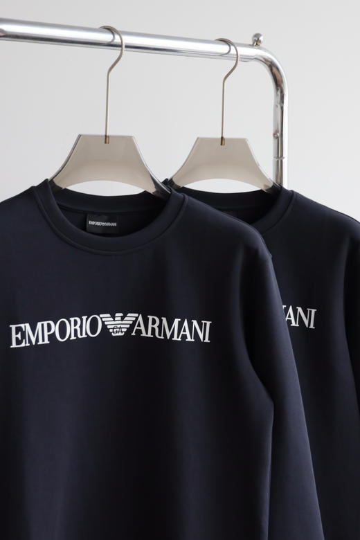 E@ 25秋季新款 弹力混纺 字母印花 圆领卫衣 WY898 商品图3